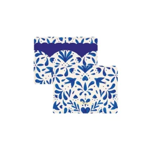 Card Holder - Blue Swallows