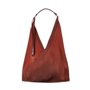 Y bag plissettata Leather - Angelina